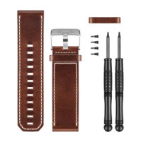 Bravo/ Fenix 3, Brown Leather Watch Band - 010-12168-12 - Garmin